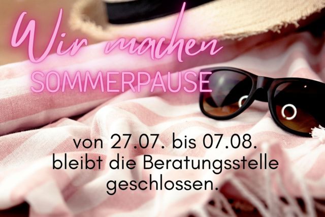 infra macht Sommerpause